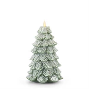 Luminara Snowy Green Tree Candle- 2 size options