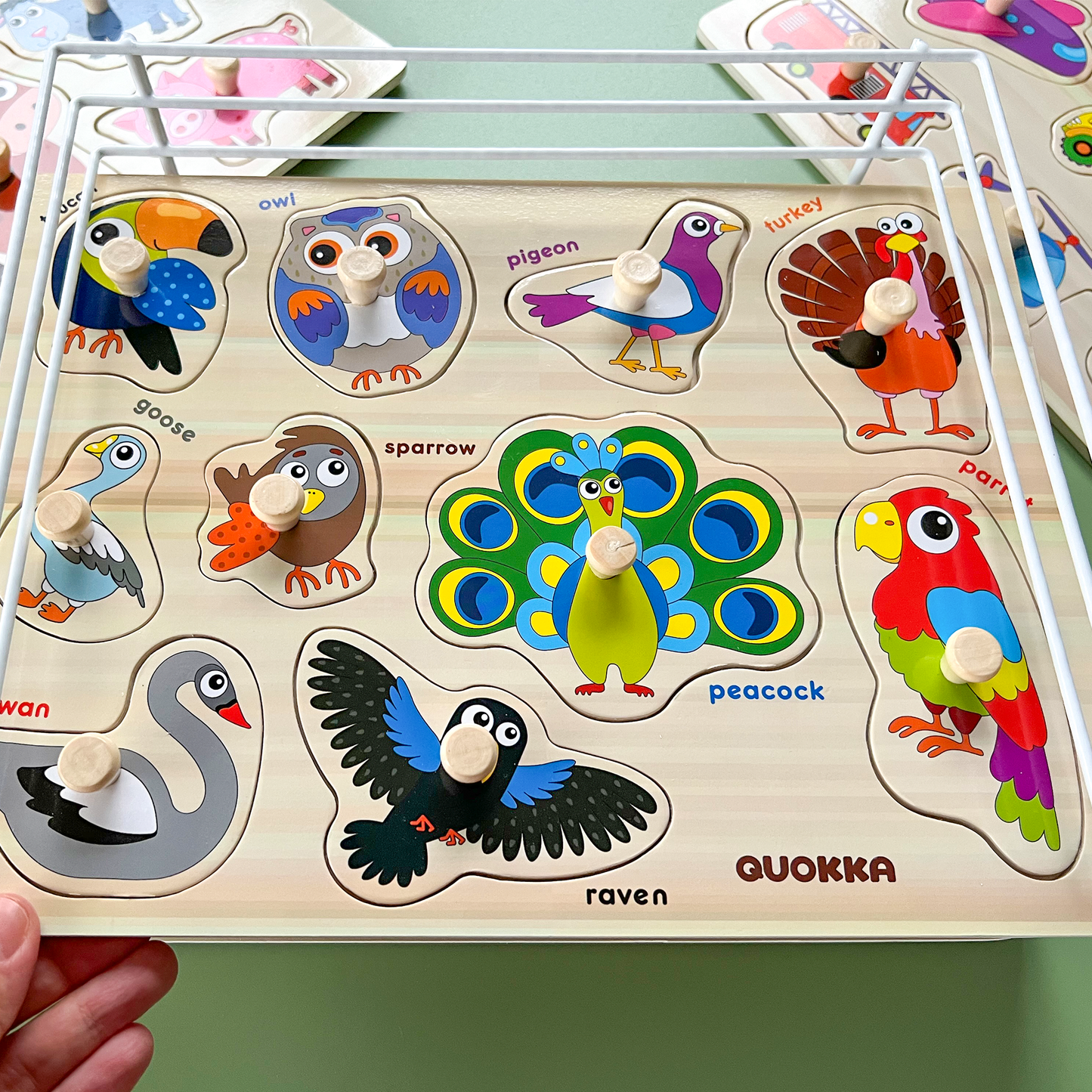 Learning Wooden Puzzles for Toddlers