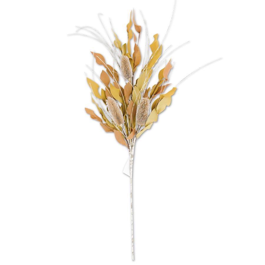 25" Yellow and Orange Eva Leaves w/ Thistle