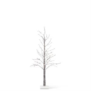 Snowy Flocked LED Twig Tree | 49"
