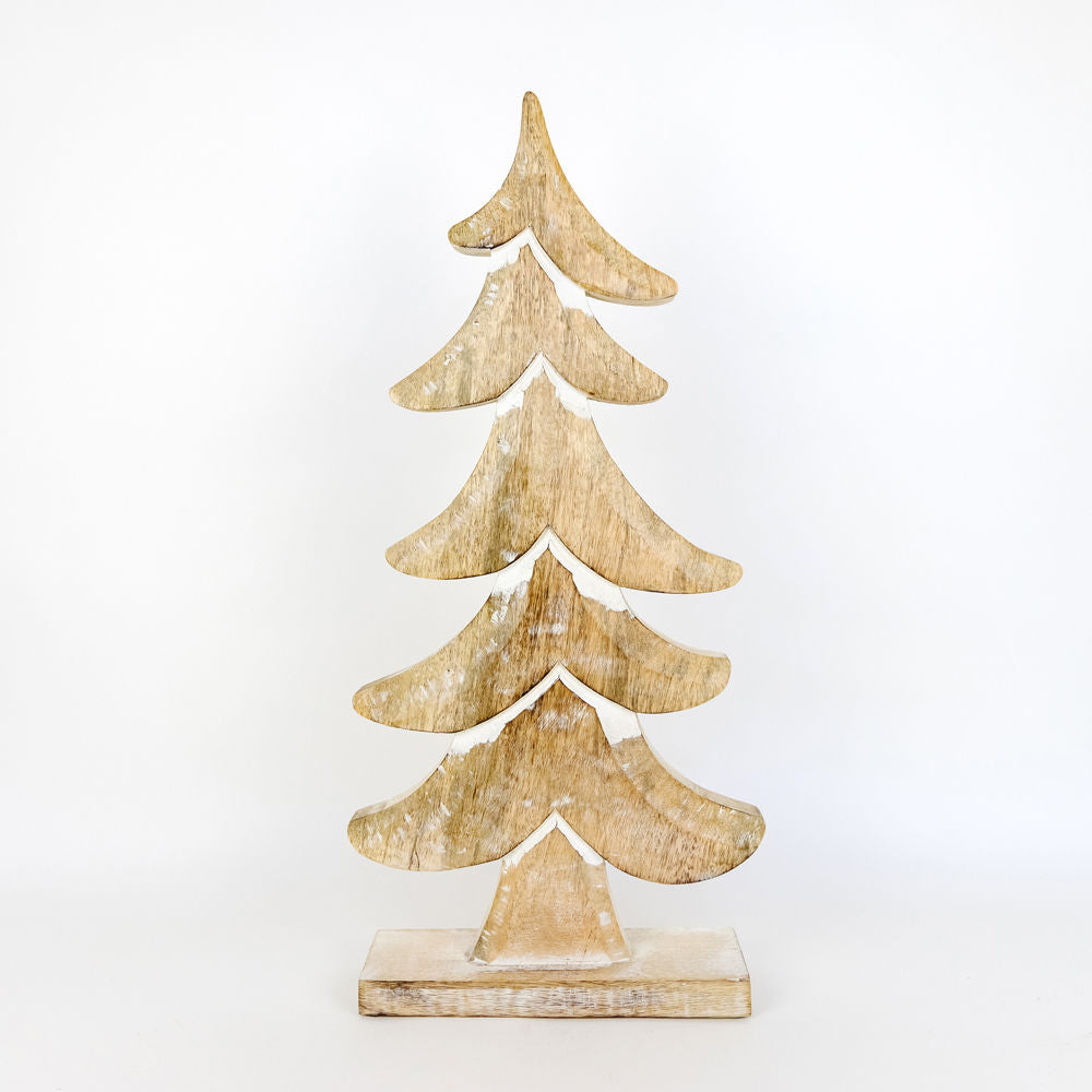 Mango Wood Cutout Tree | 23.75"H