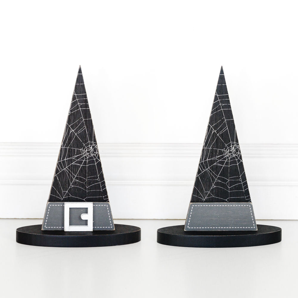 Wood Witch Hat | Webs | Black
