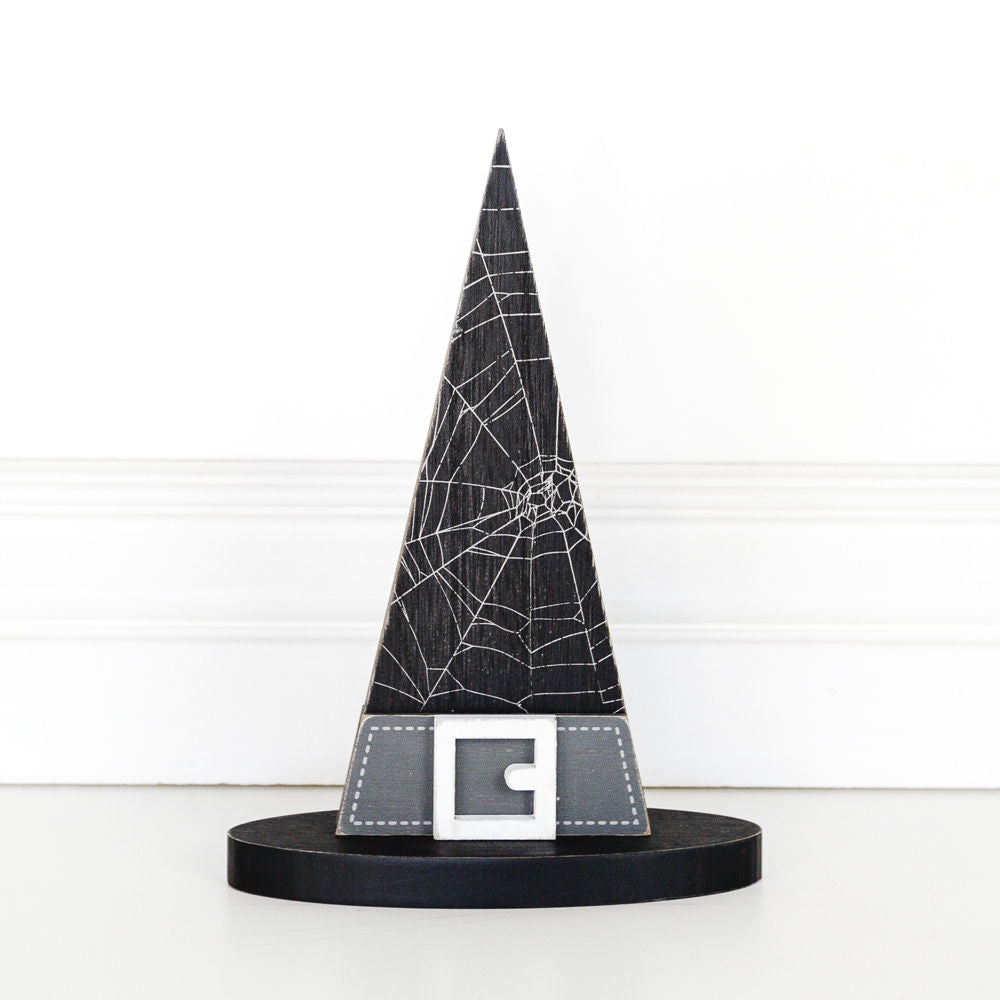 Wood Witch Hat | Webs | Black