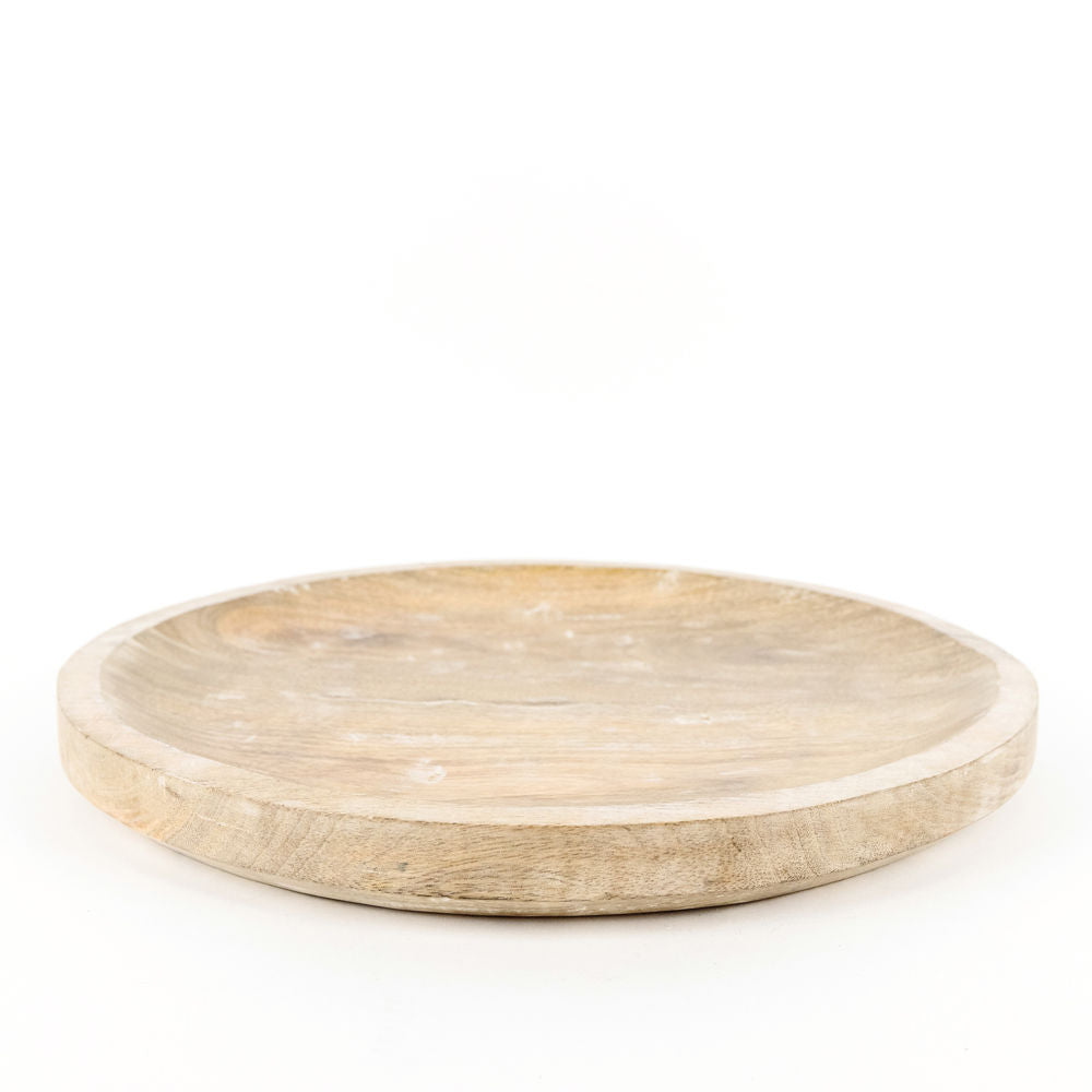 Mango Wood Round Tray