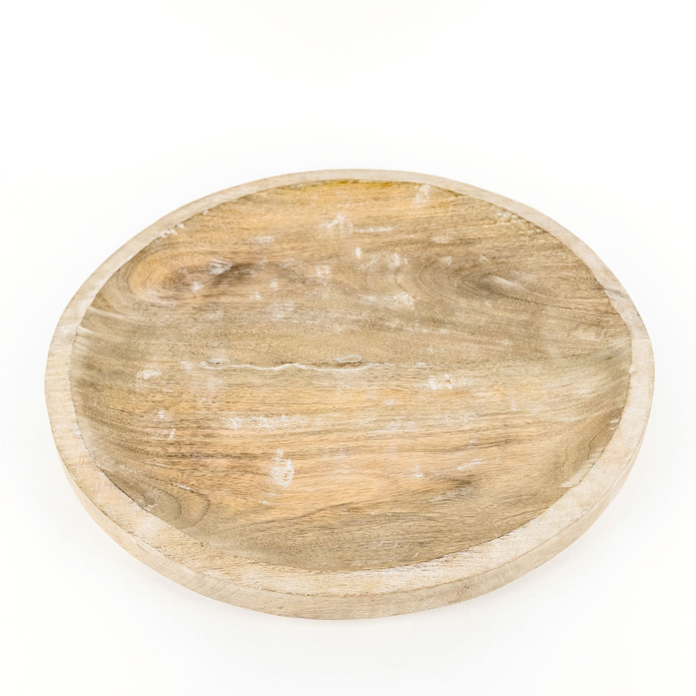 Mango Wood Round Tray