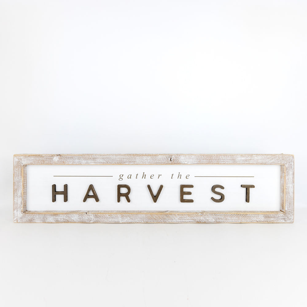 Wood Framed Sign | Reversible | Harvest/Halloween