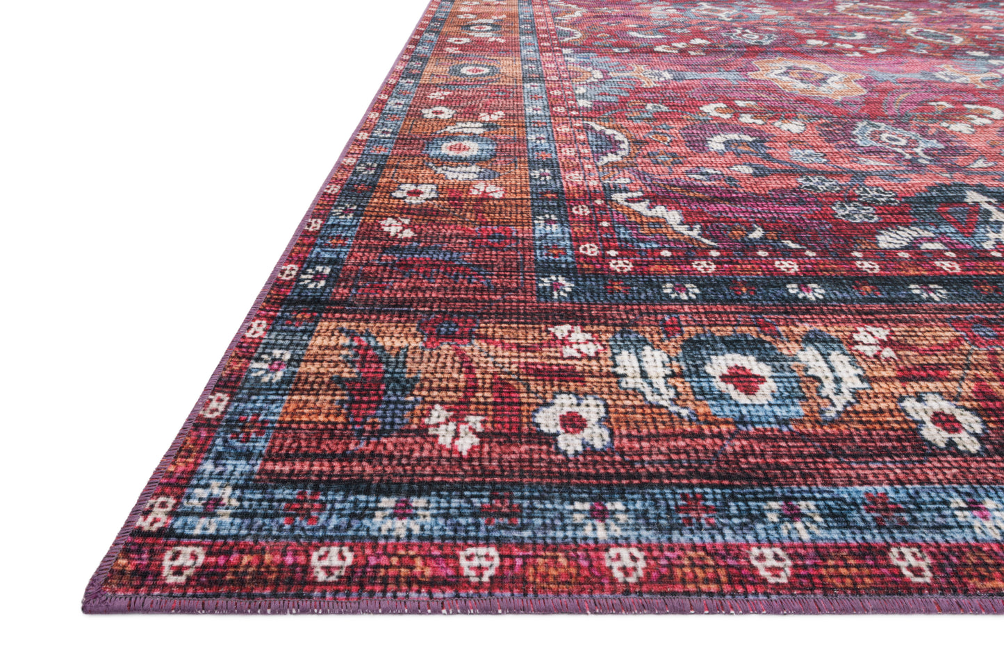 Loloi Cielo | Berry\Tangerine | 5x7'6"