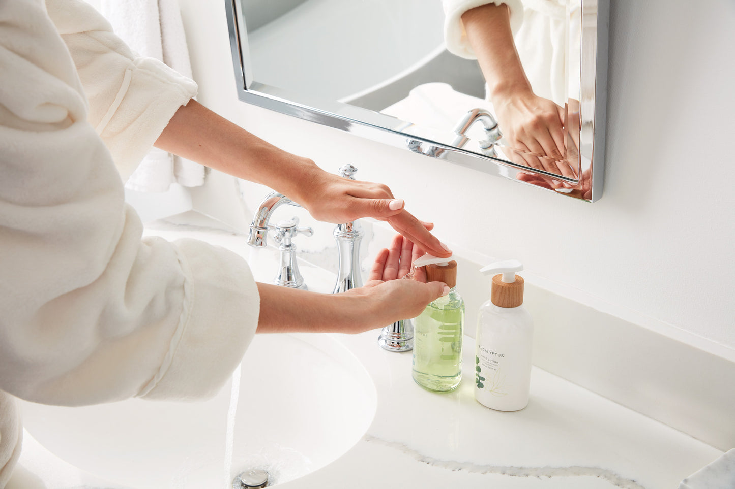 Thymes Hand Wash 8.25 oz | Eucalyptus