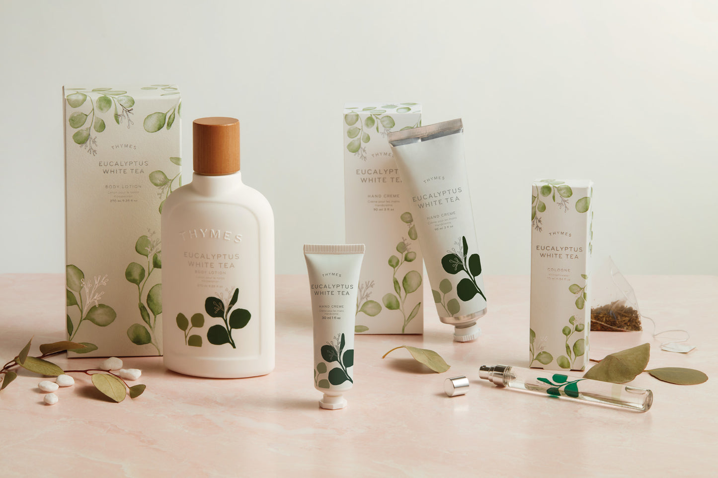 Thymes Hand Crème 3 oz | Eucalyptus White Tea