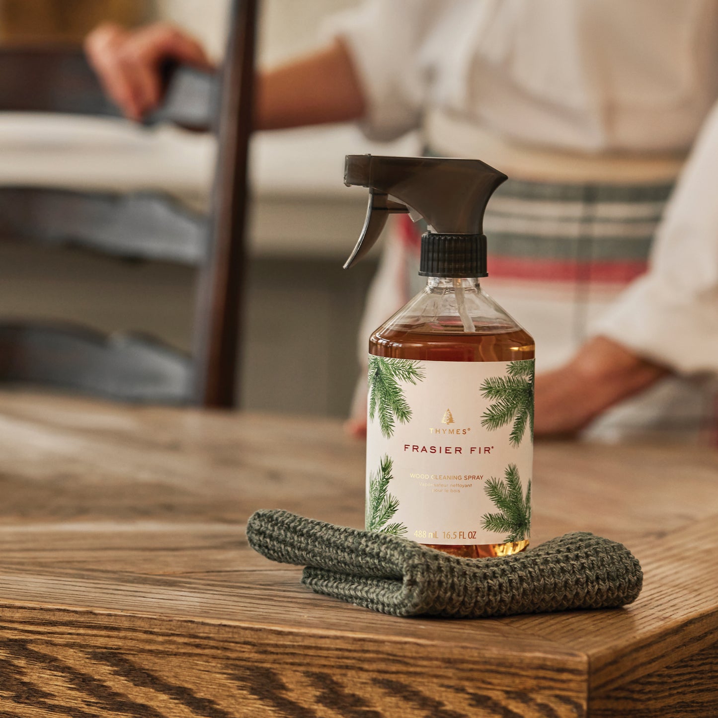Thymes Wood Cleaning Spray 16.5 oz | Frasier Fir