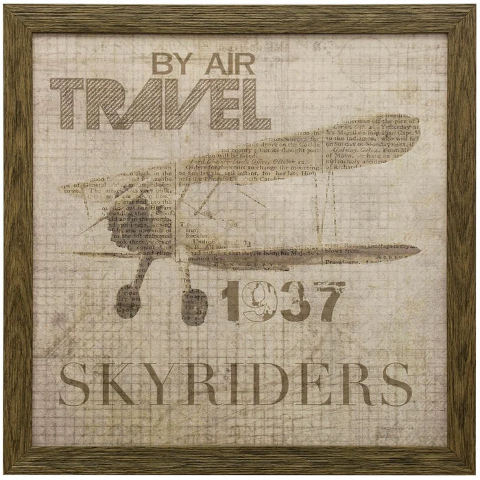 Travel FRAMED PRINT UNDER GLASS