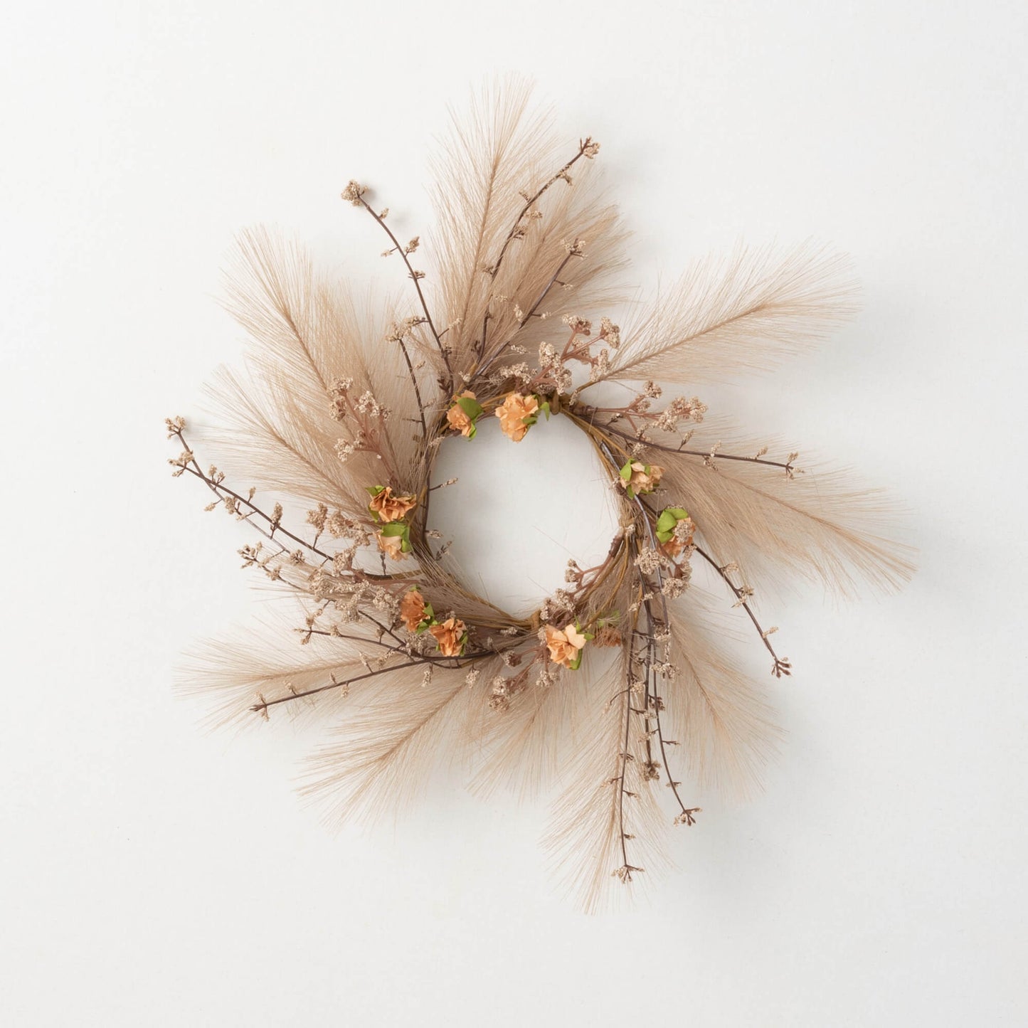 Pampus Grass Mini Wreath | 3”