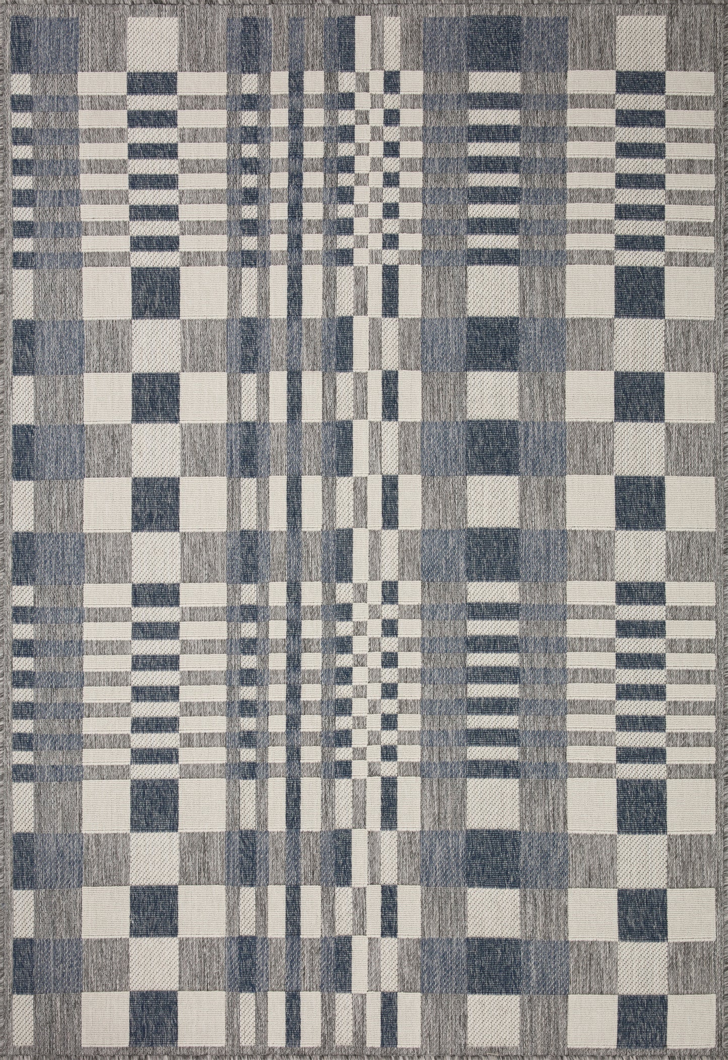 Loloi Rainier Ivory Denim 5'3"x7'7" Rug