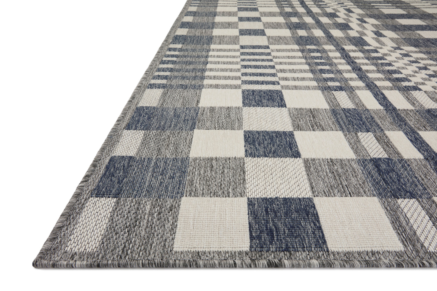 Loloi Rainier Ivory Denim 5'3"x7'7" Rug