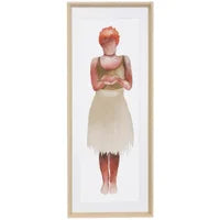 NATURAL BEAUTY X | Framed Print Under Glass | 17in w. X 42in ht. X 1in d.