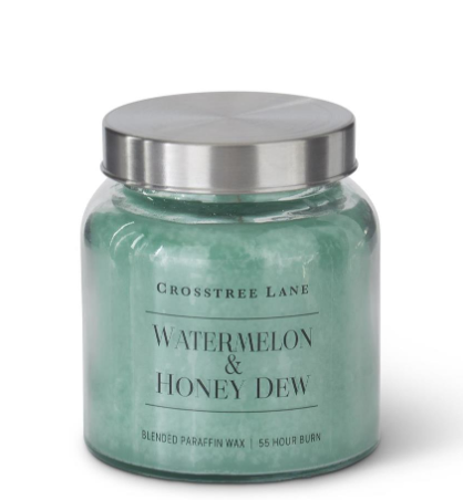 Crosstree Lane Candle 11 oz | Watermelon & Honeydew
