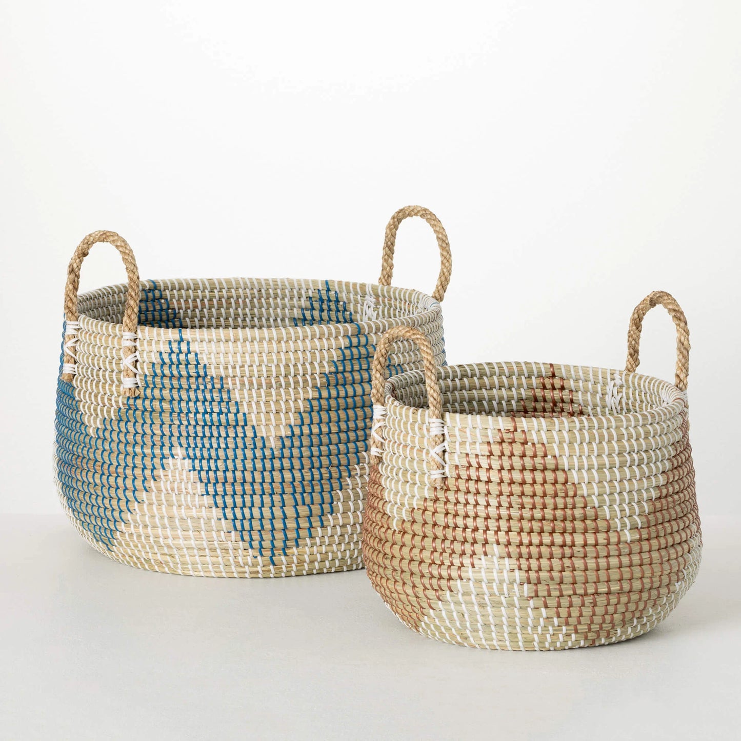Zigzag Woven Baskets