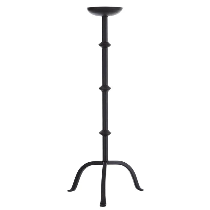 27" Metal Black Taper Candle Holder