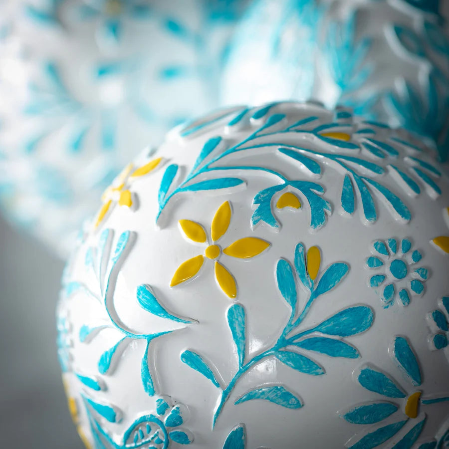 MEDITERRANEAN MOTIF ORB SET of 3