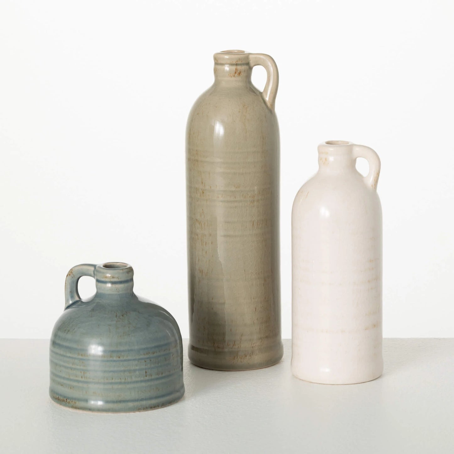 Neutral Jug Vase | Set Of 3
