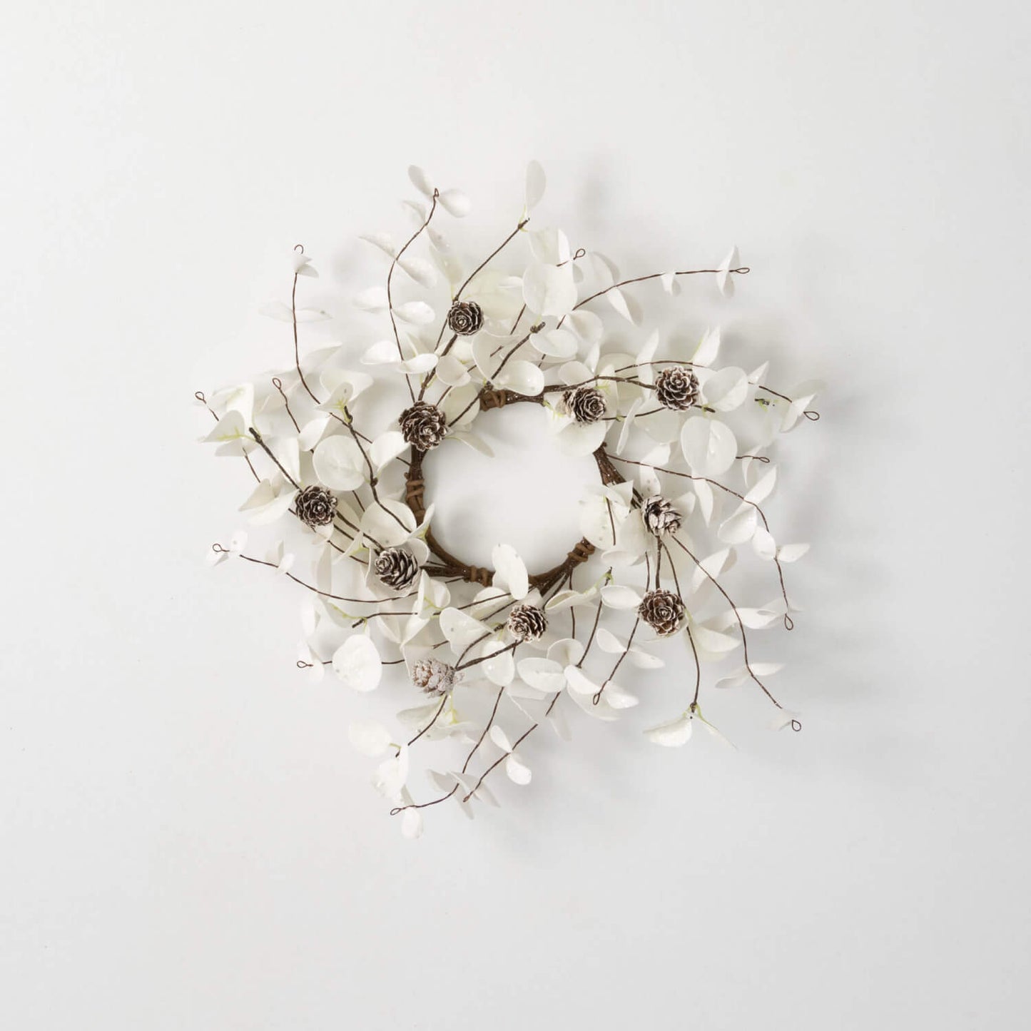 4.5" Eucalyptus/Cone Ring