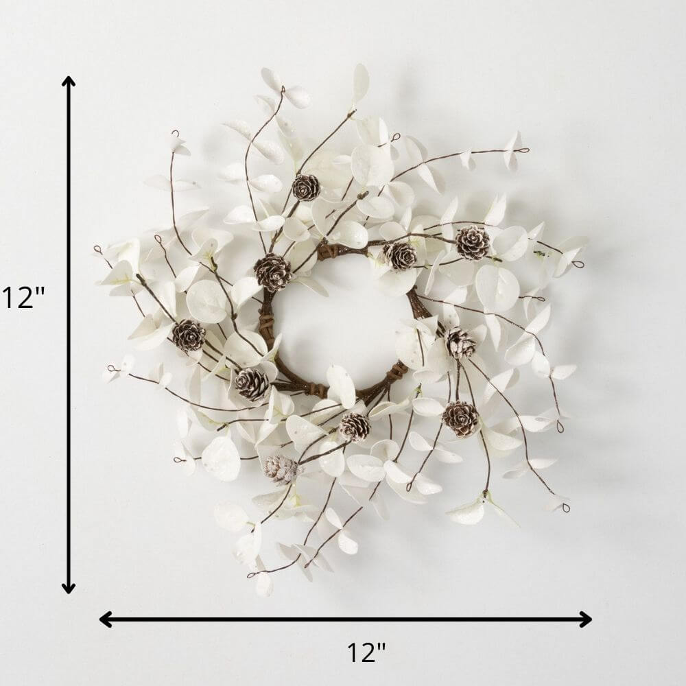 4.5" Eucalyptus/Cone Ring