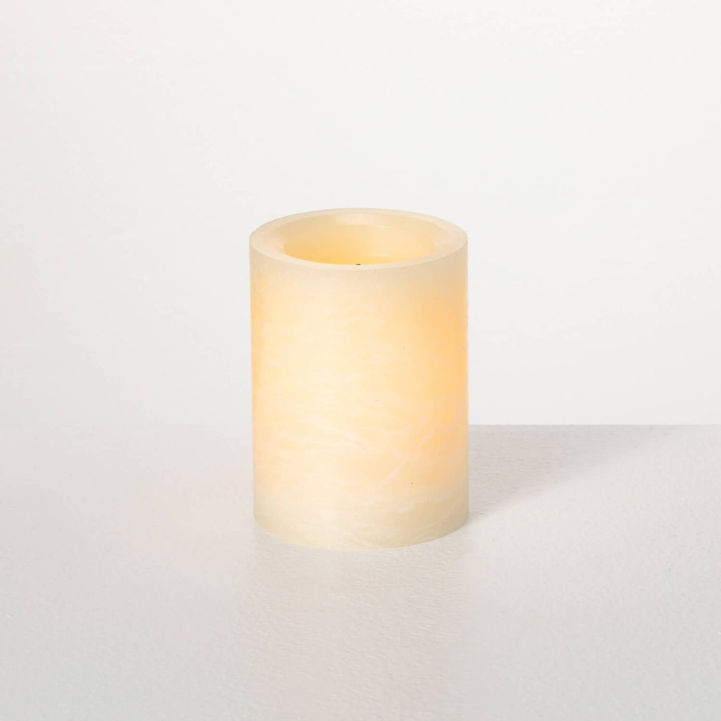 Frosted Candle Pillar | 4" LED