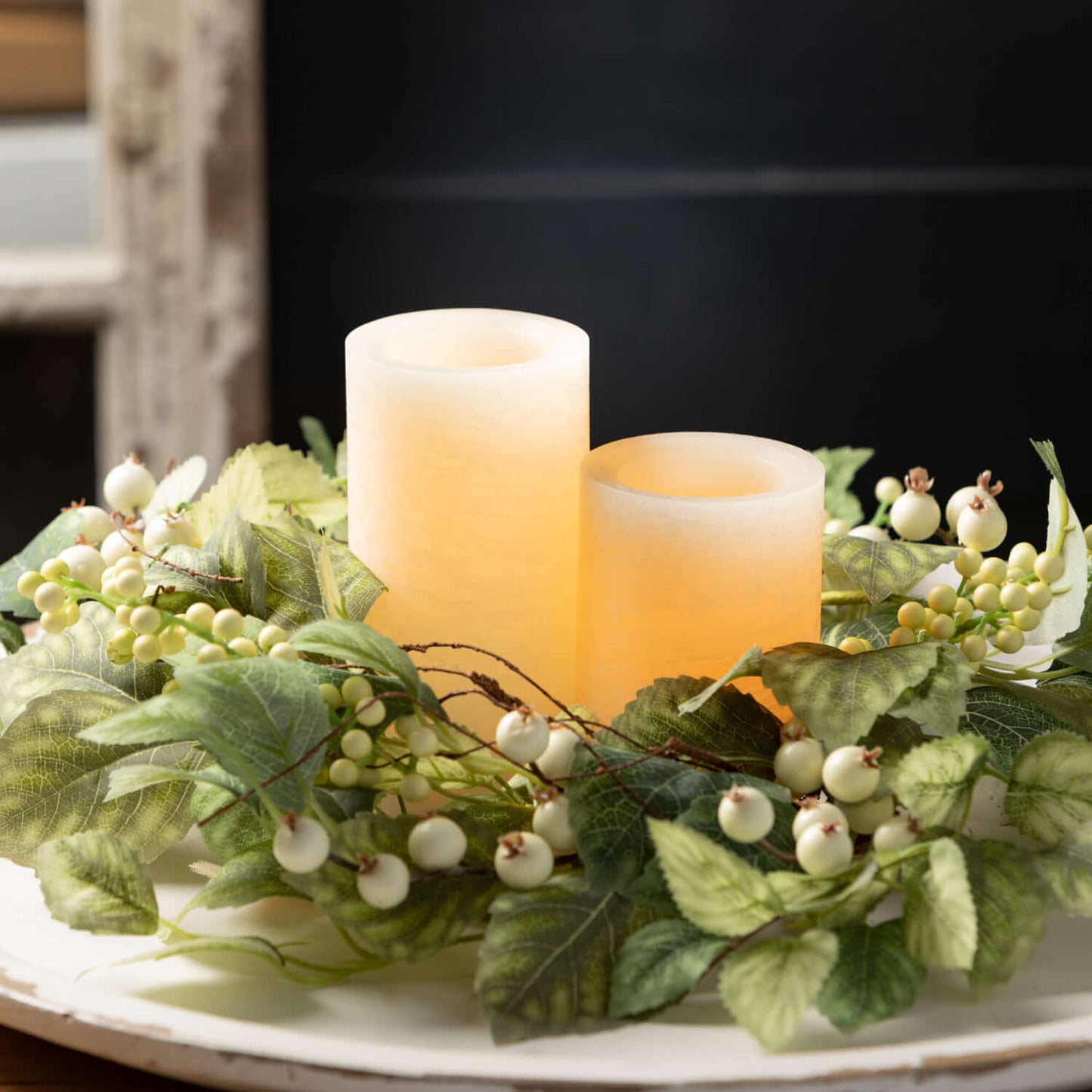 Frosted Candle Pillar | 4" LED