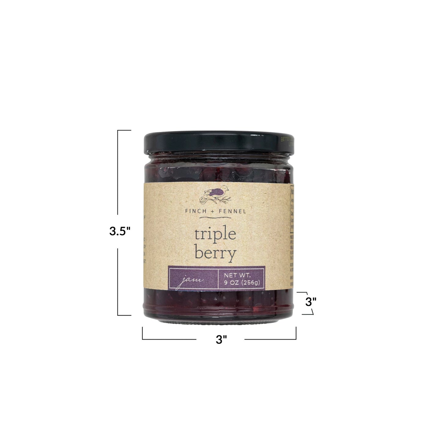Finch + Fennel Triple Berry Jam