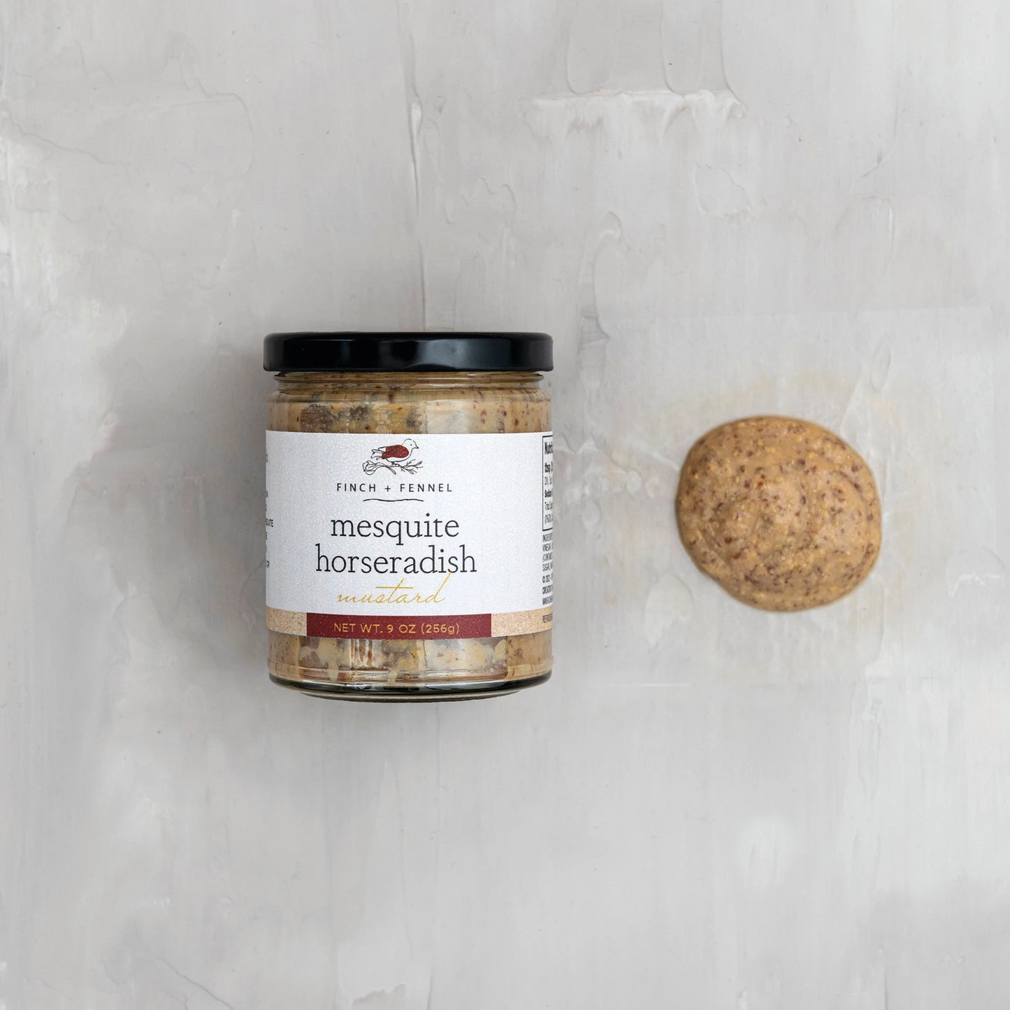 Finch + Fennel Mesquite Horseradish Mustard 9 oz
