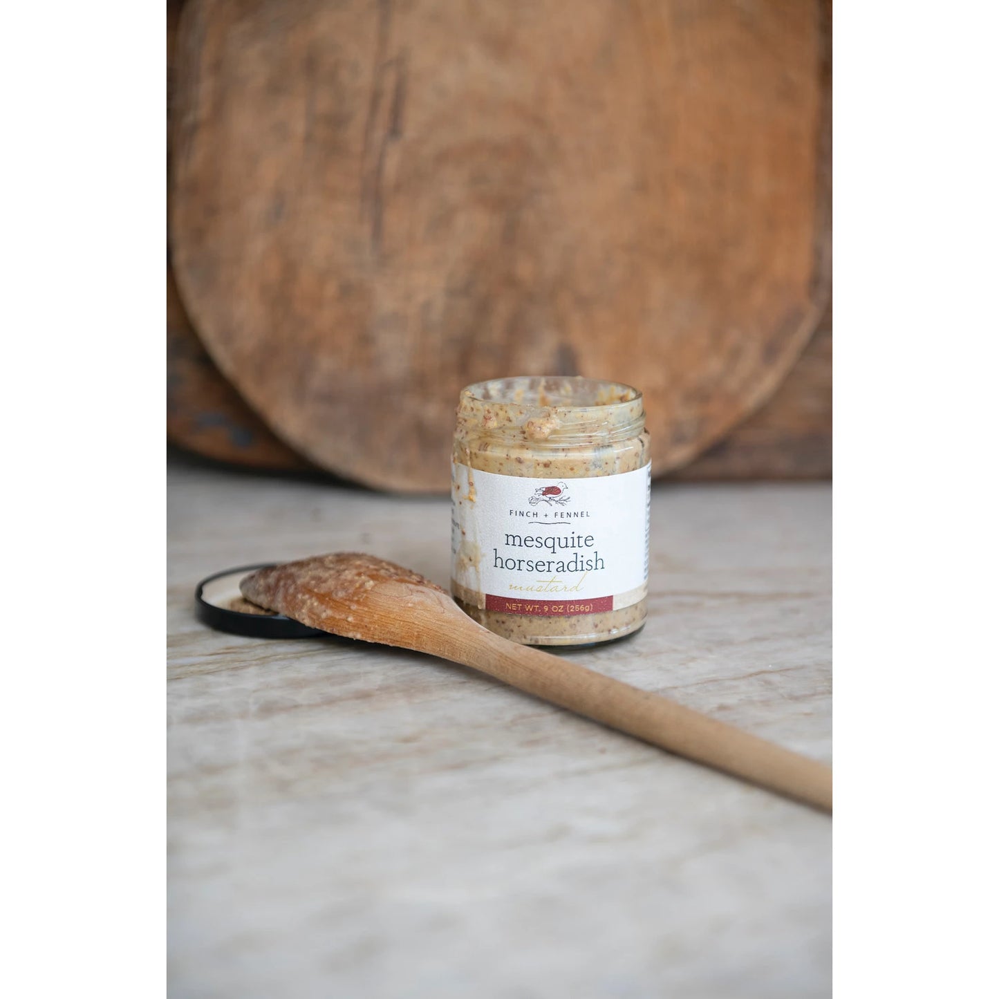 Finch + Fennel Mesquite Horseradish Mustard 9 oz