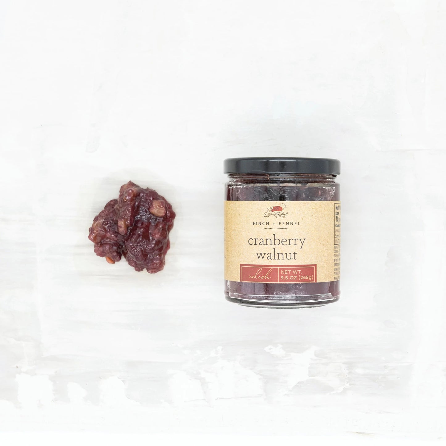Finch + Fennel Walnut Cranberry Relish
