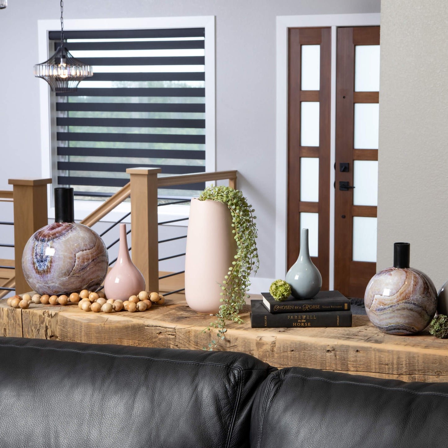 Wood Bead Garland | Light Brown