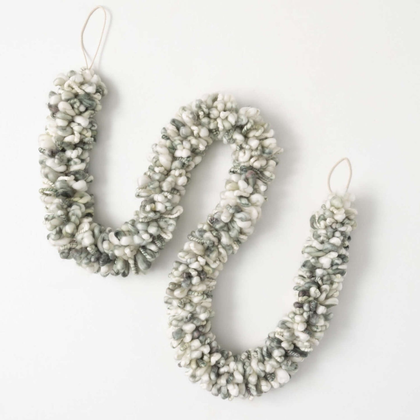 Chunky Looped Garland | Grey