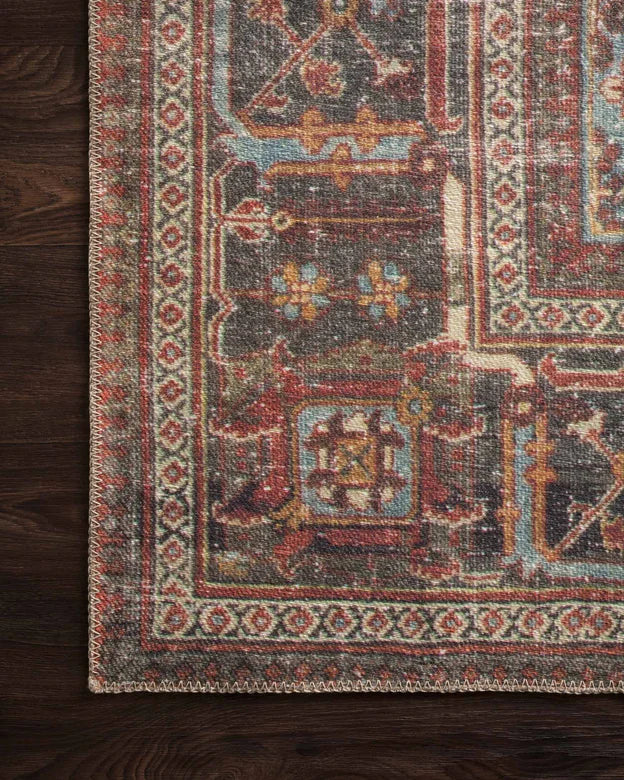 Loloi II Loren Brick Midnight 7'6" x 9'6" Rug