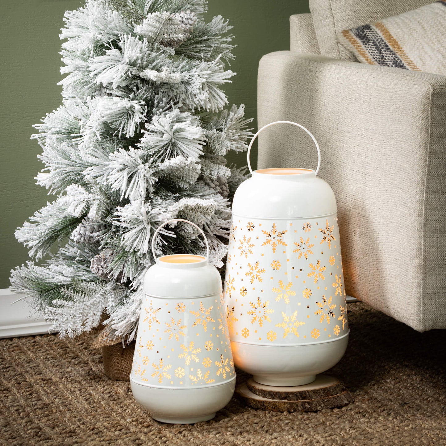 Snowflake Lantern | Set of 2