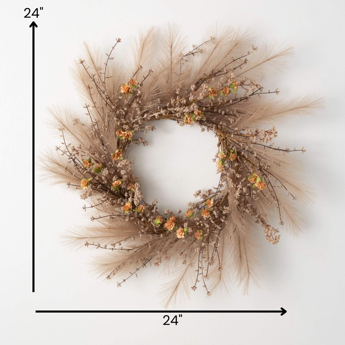 Pampus/Berry Wreath | 24”