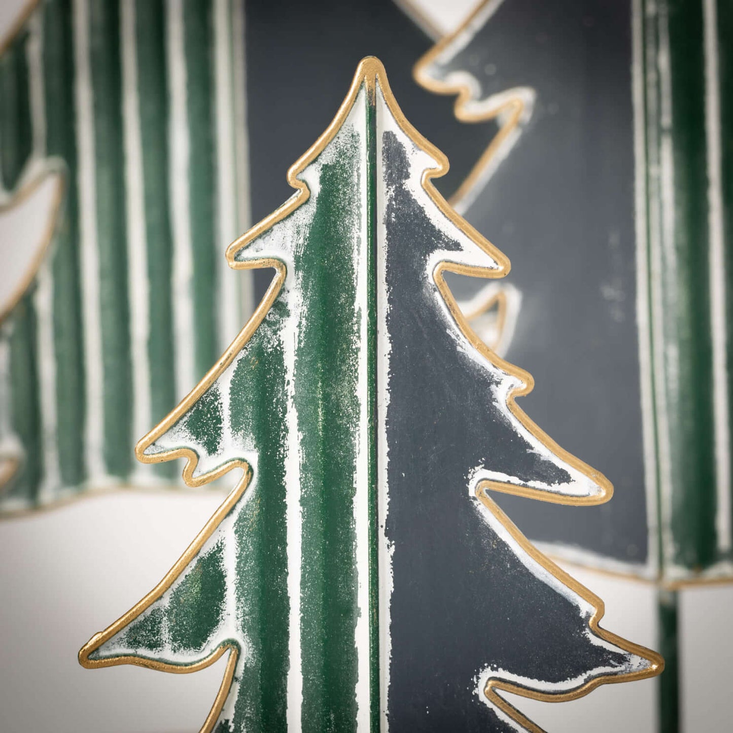 Woodland Pine Tree On Stand | Set of 3