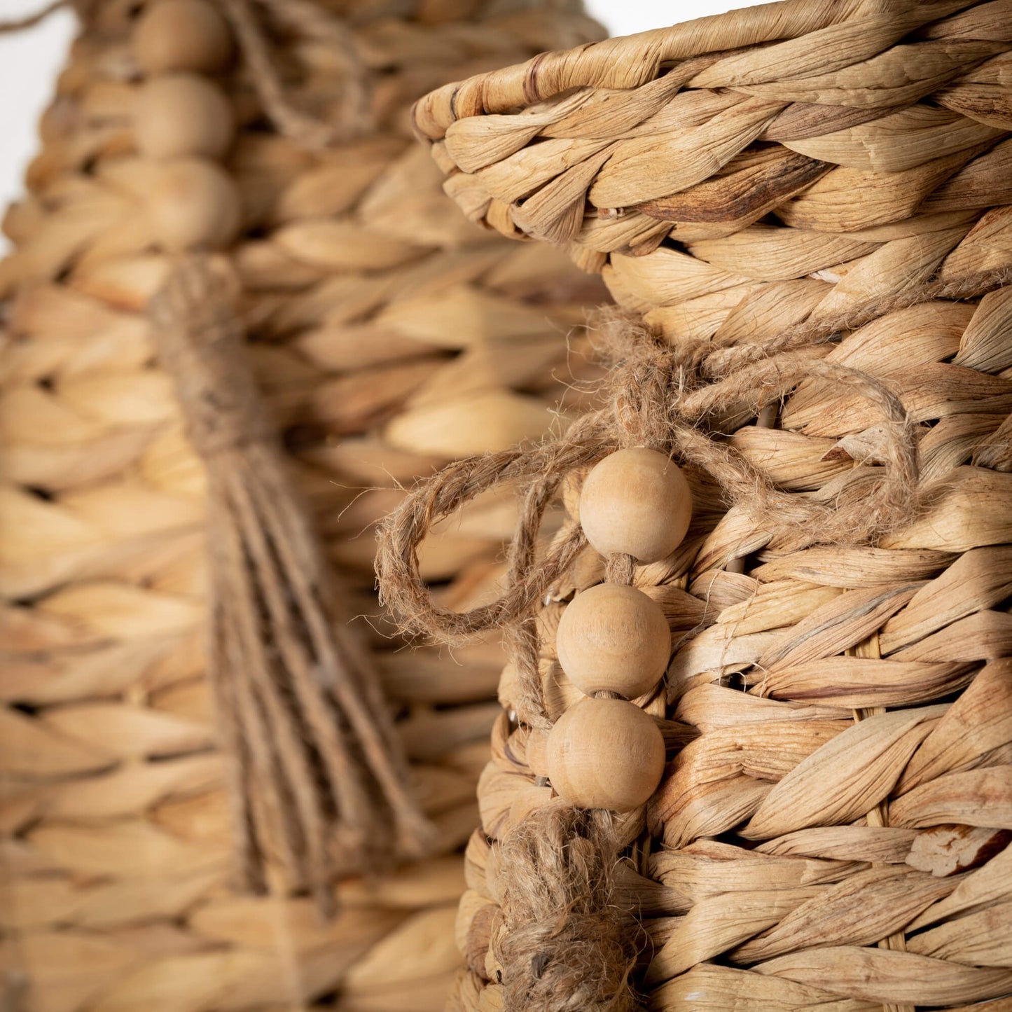 Basket w/ Tassel | Set of 2