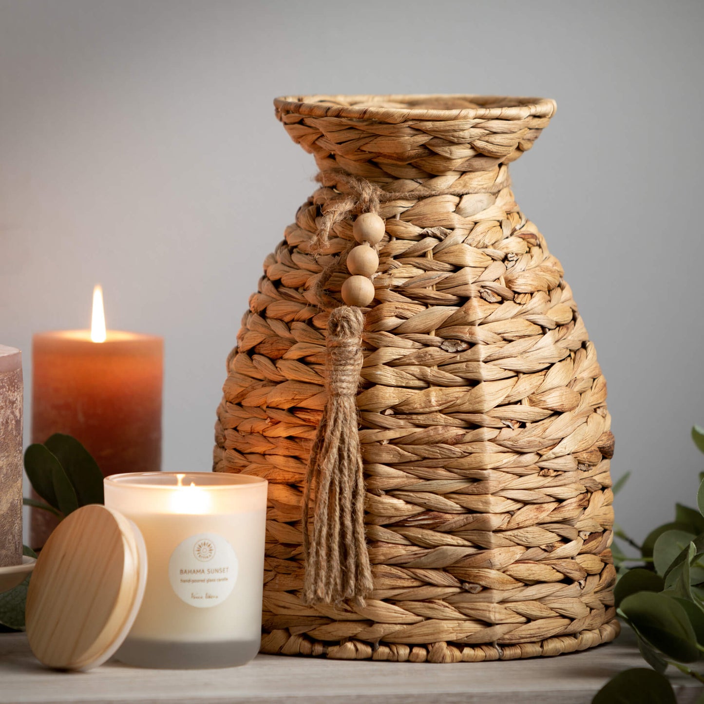 Basket w/ Tassel | Set of 2