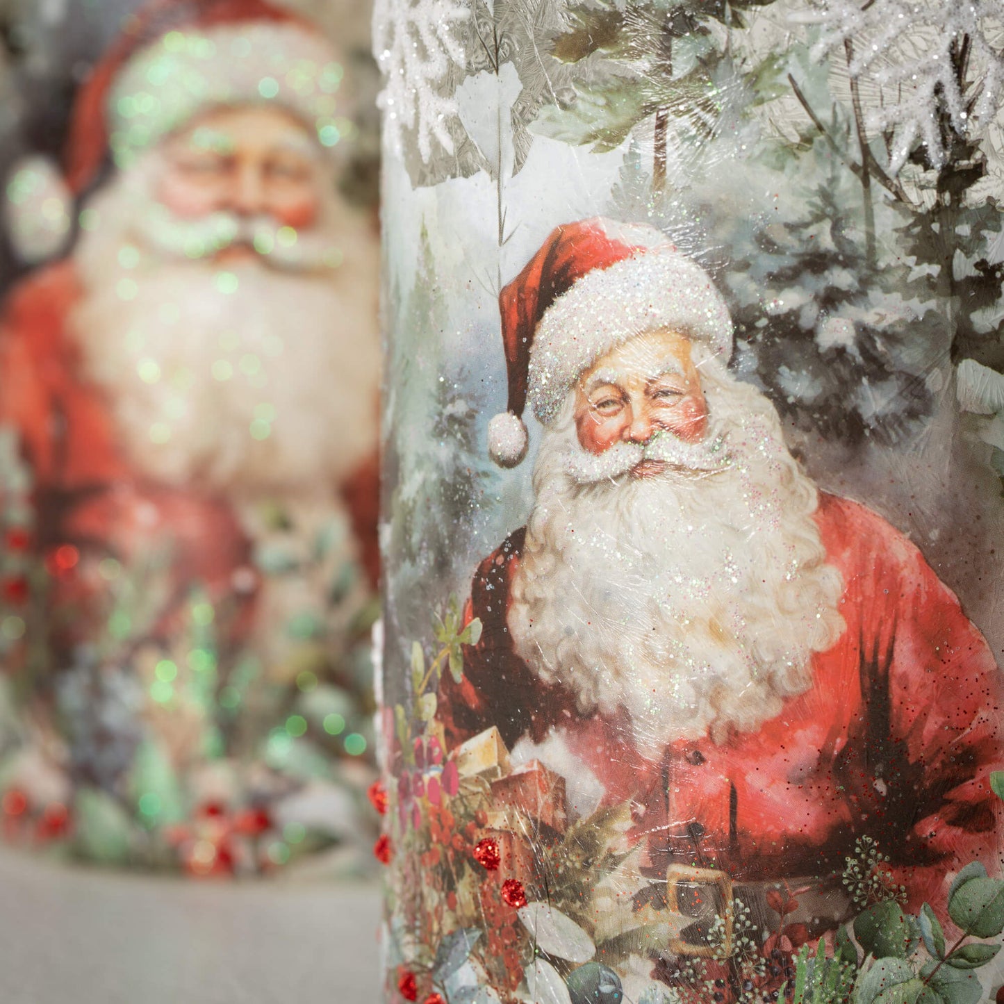 SANTA CANDLEHOLDER Set 2