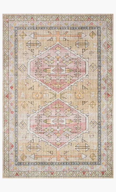 Loloi II Skye Gold / Blush 7'6" x 9'6" Rug