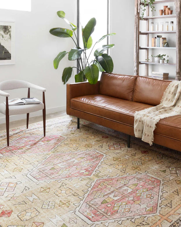 Loloi II Skye Gold / Blush 7'6" x 9'6" Rug
