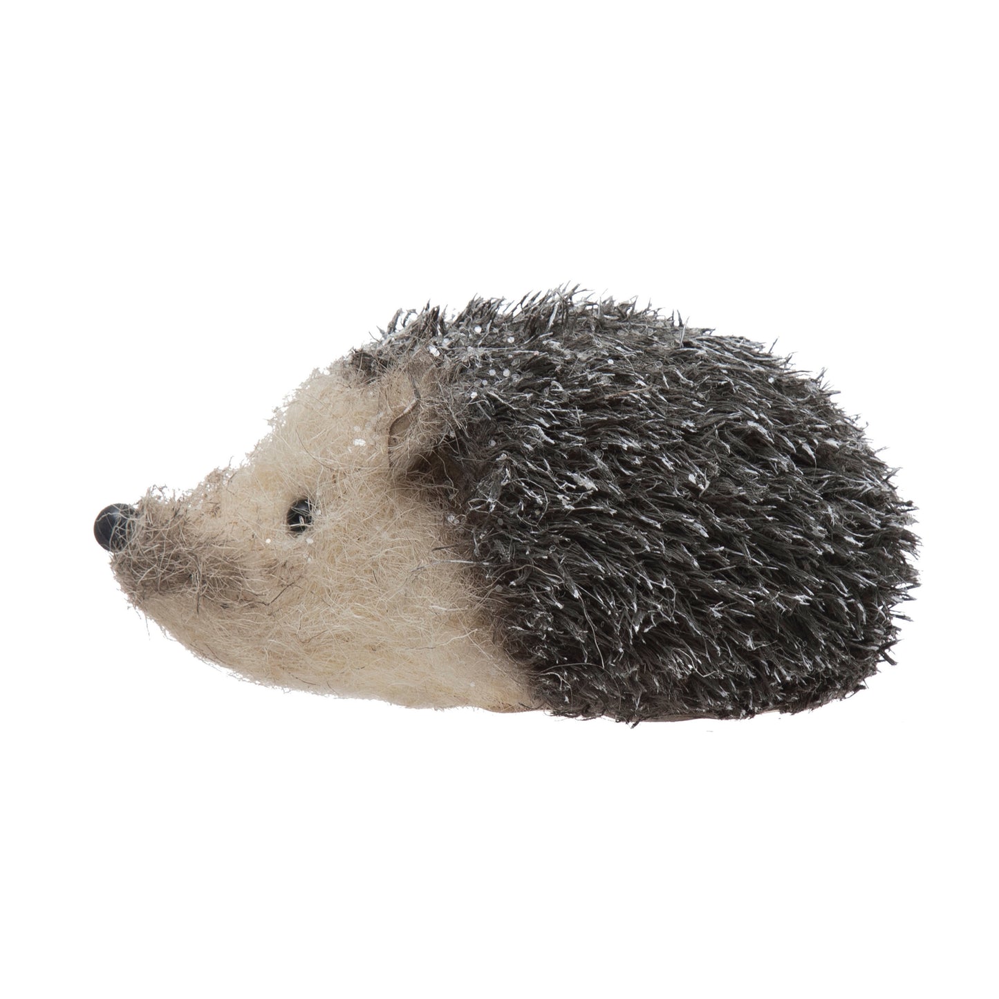 Faux Fur Wool Felt Hedgehog w/ Glitter