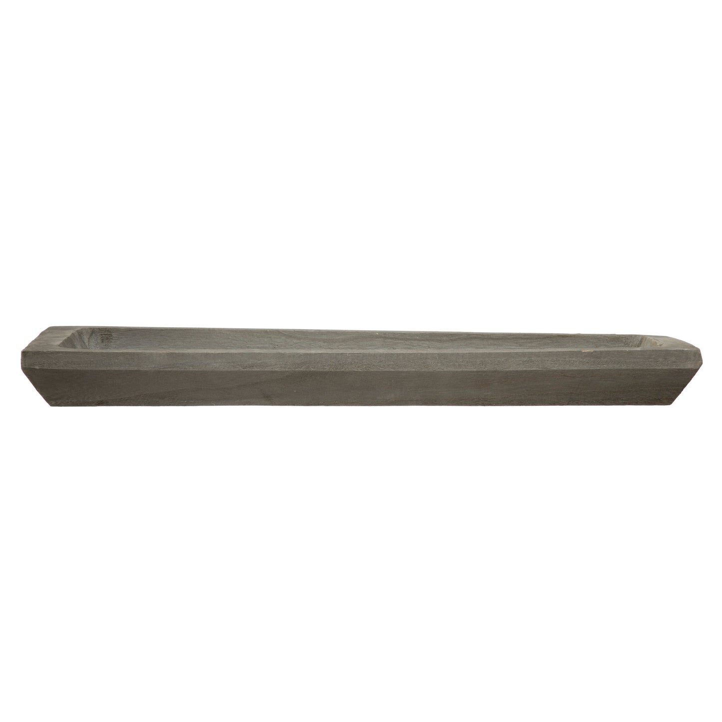 Decorative Paulownia Wood Tray | Grey