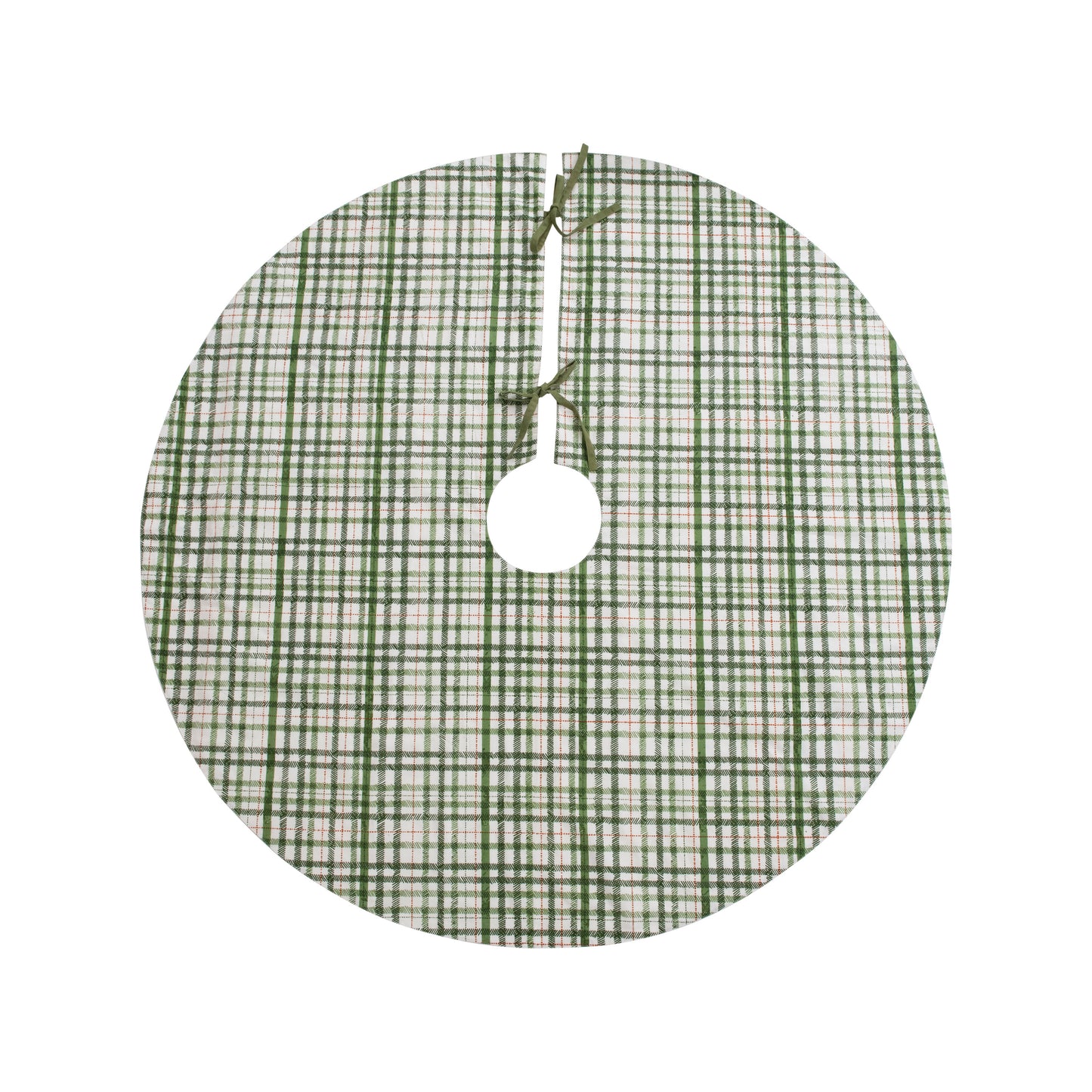 Round Cotton Printed Tree Skirt | 48” | Sienna