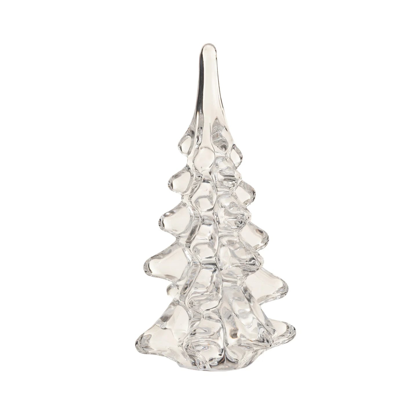 Large Glass Christmas Tree, Clear
