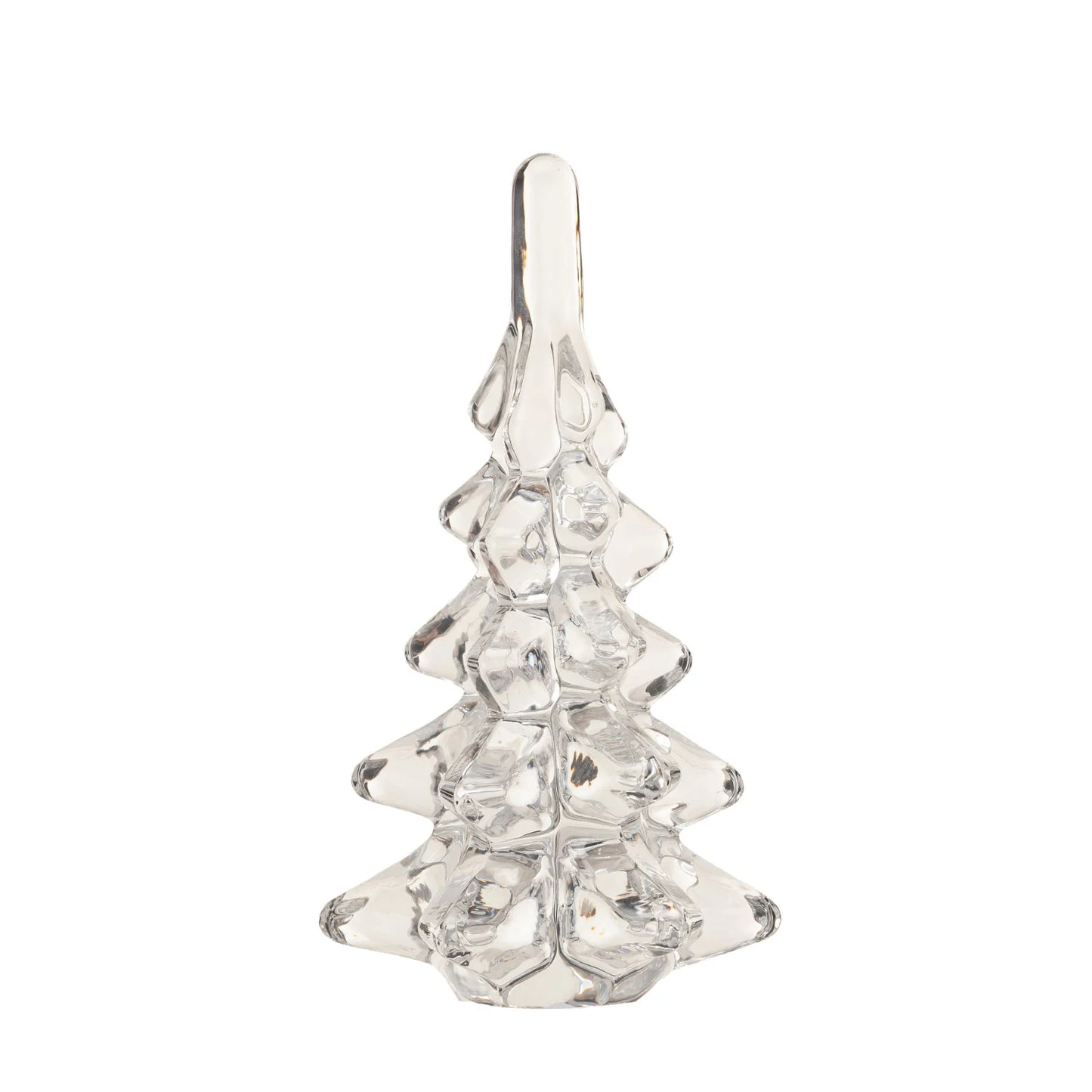 Medium Glass Christmas Tree, Clear