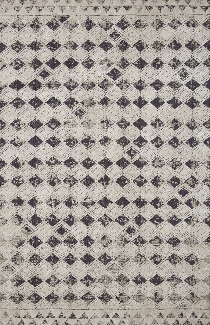 Loloi YESHAIA BLACK / NEUTRAL Rug 7'9" x 9'9"