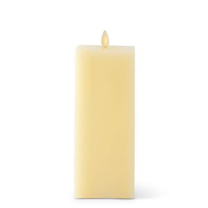 Luminara Small Indoor Square Candle | 8.5" | Ivory